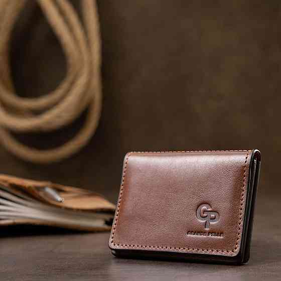 Кожаная обложка для прав GRANDE PELLE 11538 Коричневый Киев