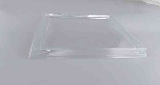 Прямокутна кришка PET для контейнера "KRAFT" 1200 мл 150*150*60 (50 шт) Харків