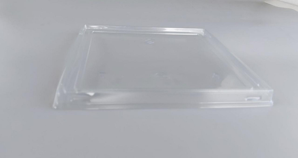 Прямокутна кришка PET для контейнера "KRAFT" 1200 мл 150*150*60 (50 шт) Харків - фото 2