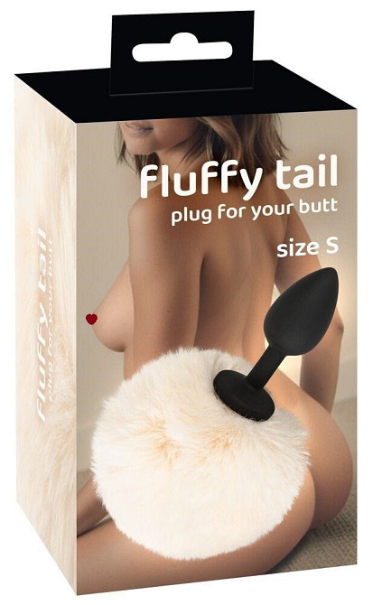 Анальна пробка FLUFFY BUNNY TAIL Sex Aura Київ - фото 1