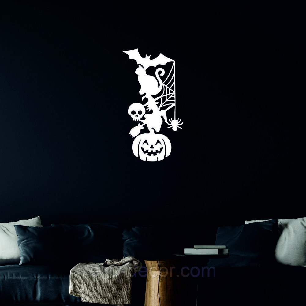 Декоративное настенное Панно «Хэллоуин», Декор на стену 110*59 см, Белый Киев - изображение 8