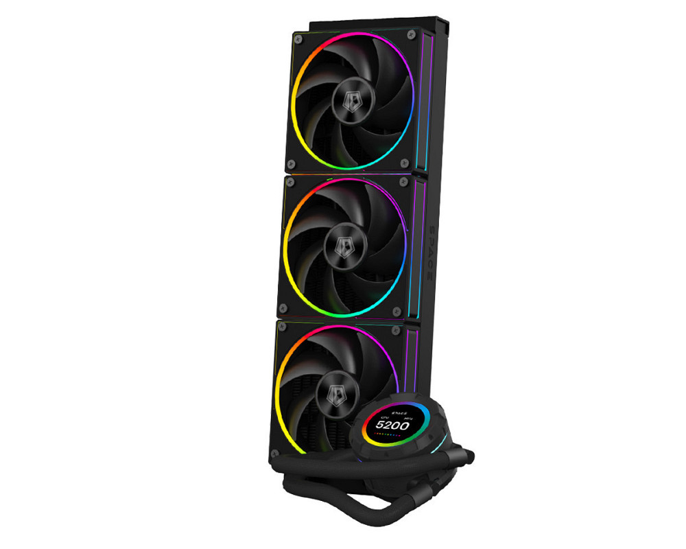 Система водяного охолодження ID-Cooling Space LCD SL360 Чорний Харьков - изображение 9