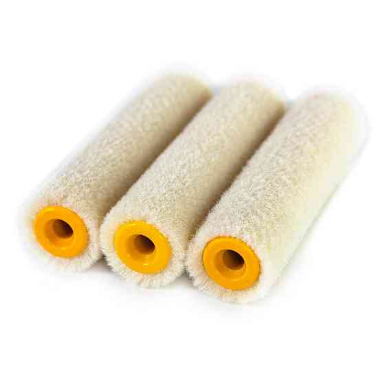 Валик меховой под ручку 6х15х100 мм, ворс 5 мм TITAN COLOR VELORS 3 шт Ровно