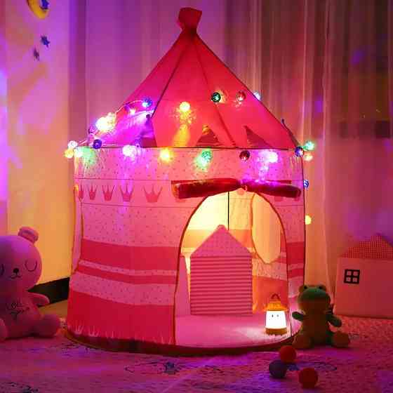 Дитячий ігровий намет Замок (135х105х105см),Рожевий SBR Київ