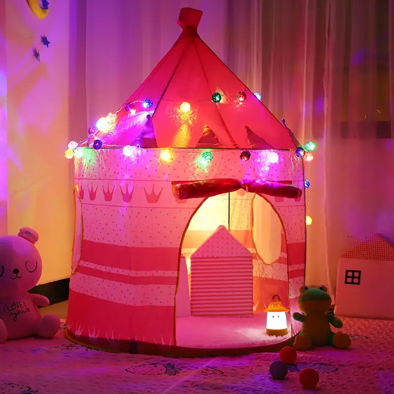 Дитячий ігровий намет Замок (135х105х105см),Рожевий SBR Київ - фото 2