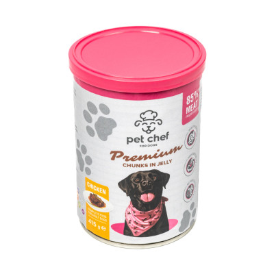 Вологий корм для собак Pet Chef З куркою 415 г (4820255193663) Вінниця - фото 1