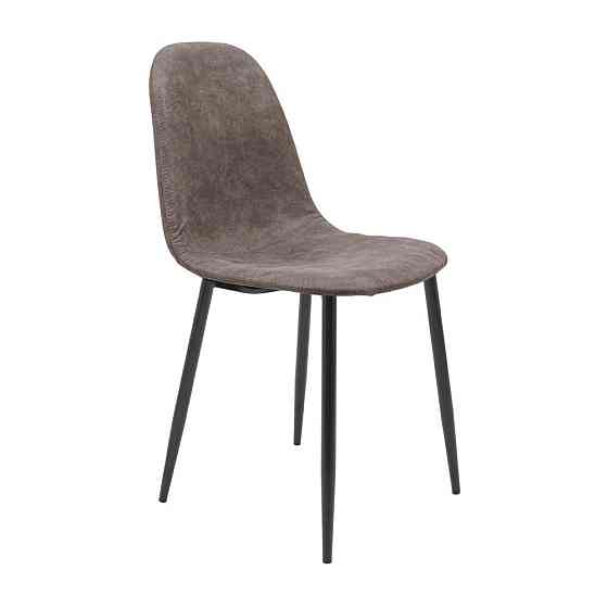 Стілець крісло м'який MacaoDesign U Jeep 90 чорні ніжки Сірий Київ