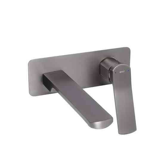 Змішувач для раковини Qtap Slavonice прихованого монтажу QTSLA273GMB45920 Gunmetal Black PVD графіт Київ