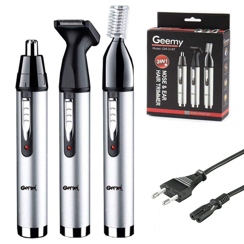 Тример для носа та вух 3в1 Geemy GM 3107 SBR Київ - фото 1