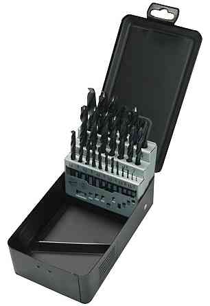 Набір свердл по металу HSS-R MILWAUKEE DIN338 (25шт), пластиковий кейс Одеса