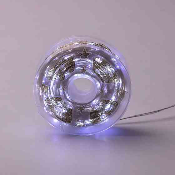 Гирлянда "Роса" на пульті, 100 м, 1000 LED, білий провод Київ