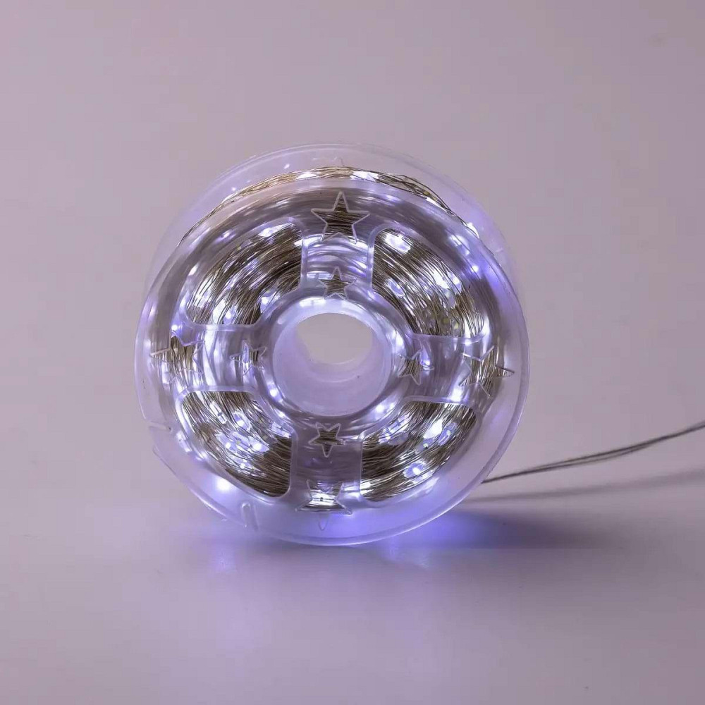 Гирлянда "Роса" на пульті, 100 м, 1000 LED, білий провод Київ - фото 4