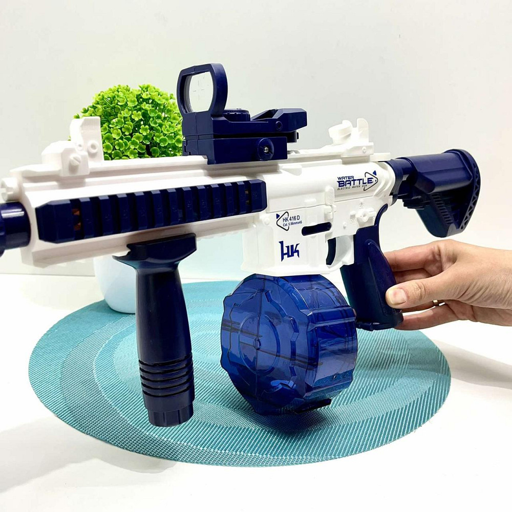 Автомат водяний на акумуляторі з прицілом та глушником Синій (CY018) Чернигов - изображение 9