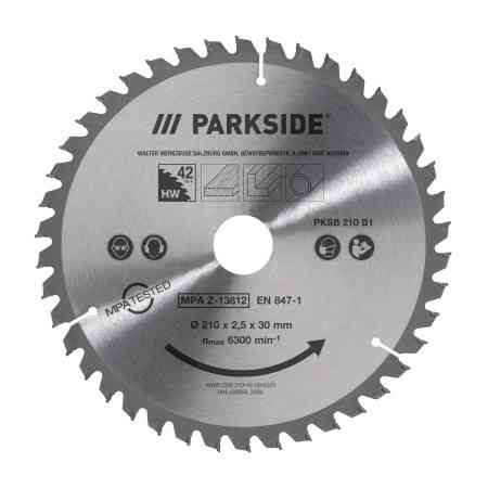 Полотно для дискової пили Parkside PKSB 210 B1 з 42 зубцями (210х2,5х30 мм) Німеччина Полтава