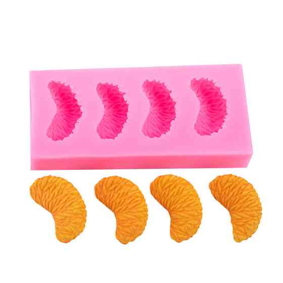 Молд силиконовый Мандарин 48 на 105 мм розовый Киев