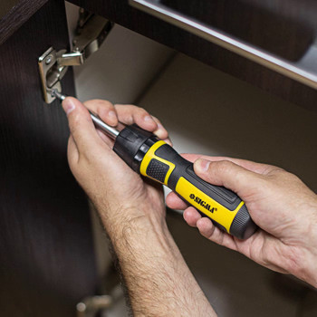 Отвертка с битами 12 шт CrV трещоточная, высокоскоростная (блистер) Мукачево - изображение 2