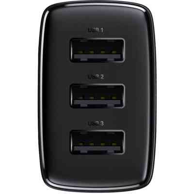 Зарядное устройство Baseus Compact Charger 3U Black (CCXJ020101) Винница