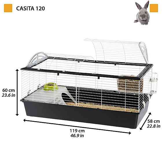 Велика клітка для кроликів і морських свинок Ferplast Casita 120 (Ферпласт Касіта 120) Запоріжжя