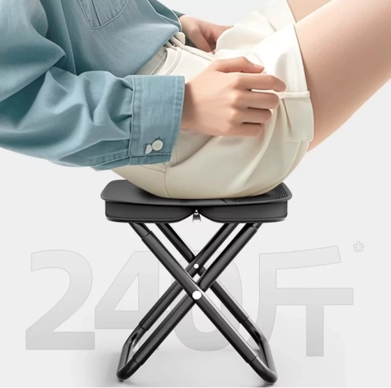 Табурет складаний для кемпінгу Чорний Київ