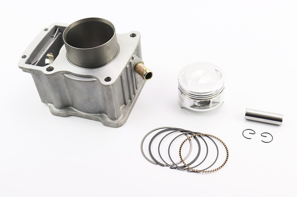 Циліндр к-кт (ЦПГ) CG200-OHV 200cc Ø63,5мм, висота 76/107мм, палець 15мм, водяне охолодження Китай Київ - фото 1