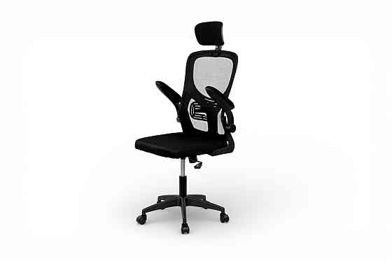 Стілець офісний Тонус, чорний/чорний Киев