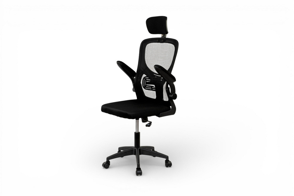 Стілець офісний Тонус, чорний/чорний Киев - изображение 5