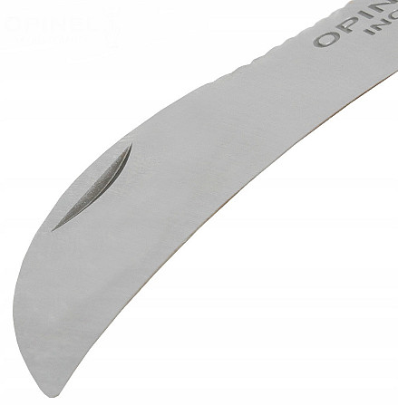 Складаний Ніж із щіткою для чищення грибів Opinel No.8 "Mushroom Blister" (001250) Нержавіюча сталь Нововолинськ - фото 4