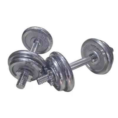 Гантель HSF з хромованим покриттям MD2503 - 2шт по 10 кг (пара) (К00024983) Винница