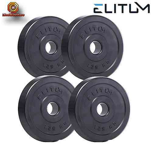Набор композитные диски (блины) ELITUM для гантелей и штанги 4 штуки по 1,25 кг с диаметром отверстия 30мм Киев