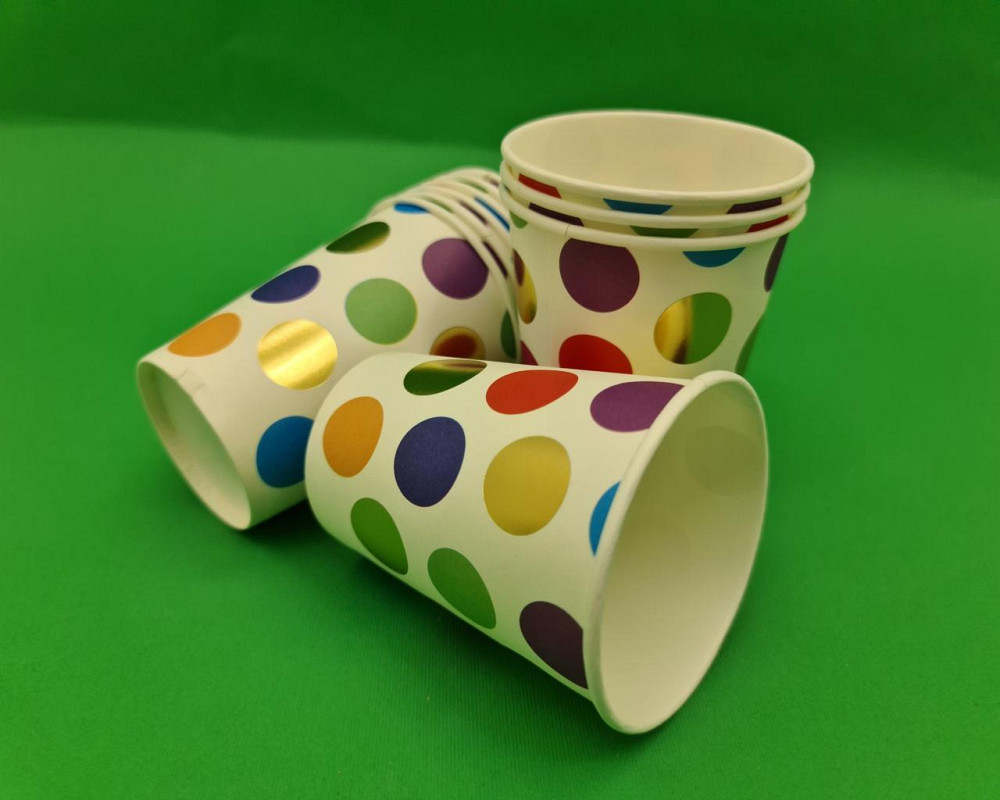 Стаканчики бумажные одноразовые 250гр 