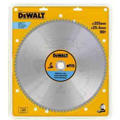 Диск пильний DeWALT METAL CUTTING , 355 х 25.4 мм, 90 z, MTCG+R, 10 град, (DT1922) Вінниця