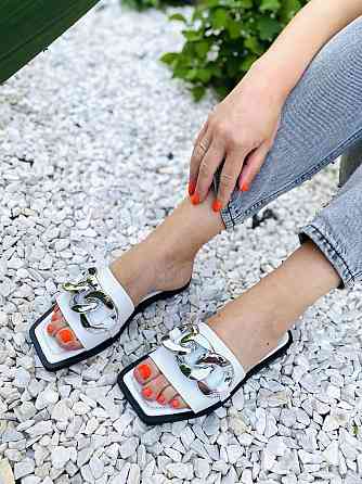 Sothby 's Шльопанці жіночі Sothby 's M-501 білі (літо, шкіра натуральна) (4612) Коломыя