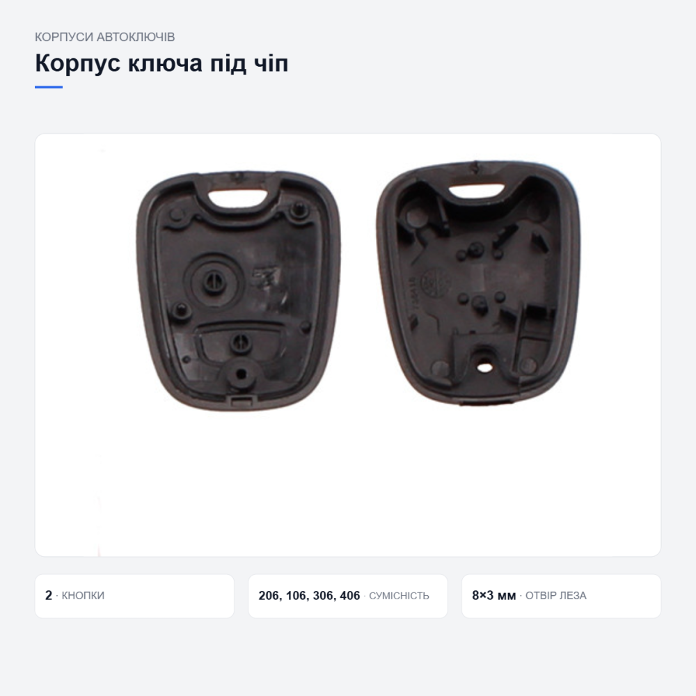 Корпус ключа Peugeot Киев - изображение 7