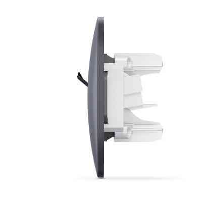 Компьютерная розетка Videx BINERA CAT6+CAT3 двойная черн (VF-BNSK2PC6TF3-BG) Винница