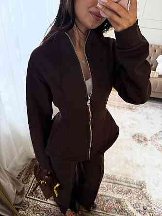 Жіночий стильний повсякденний костюм, двійка, турска петля Шоколад, 42/44 Одеса