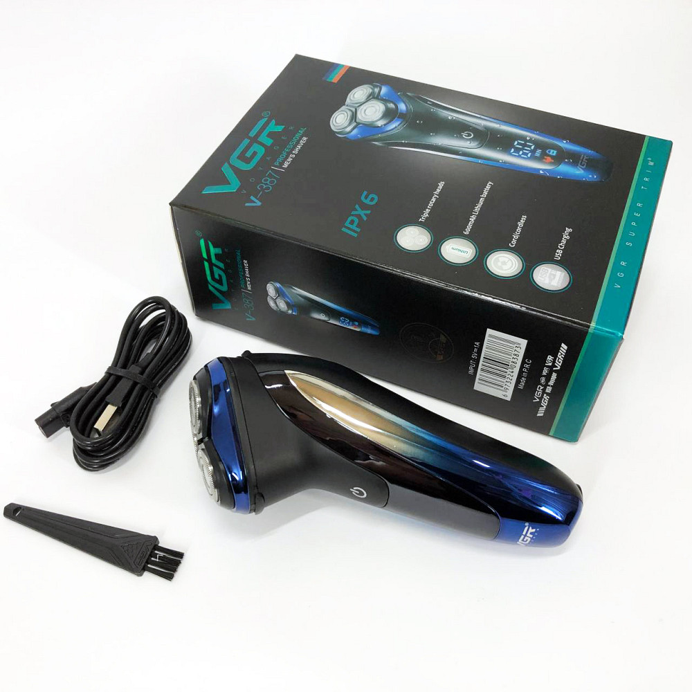 Хороша бритва портативна VGR, Електрична бритва для догляду за бородою, Хороша електробритва для бороди RX-76 Львів - фото 13