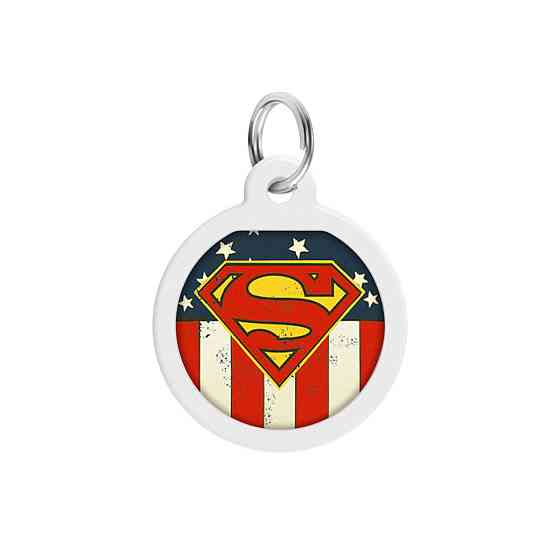 Адресник для собак и кошек металлический WAUDOG Smart ID с QR паспортом, рисунок 