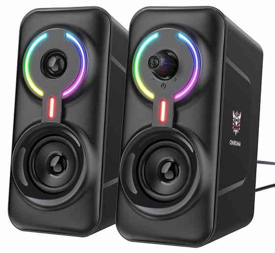 Колонки комп' ютерні ONIKUMA RGB Backlight L6 USB, AUX, Bluetooth, чорні Винница