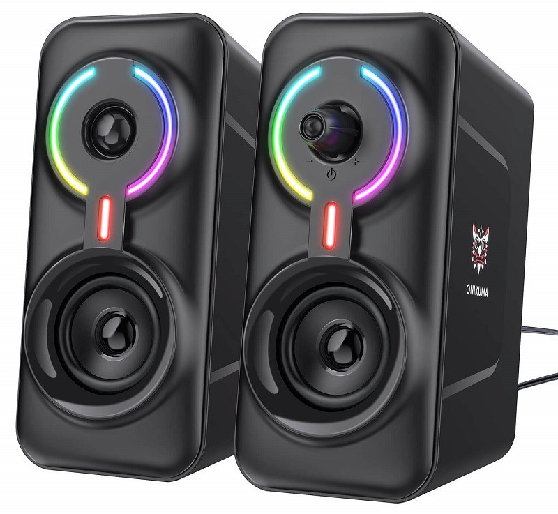 Колонки комп' ютерні ONIKUMA RGB Backlight L6 USB, AUX, Bluetooth, чорні Винница - изображение 1