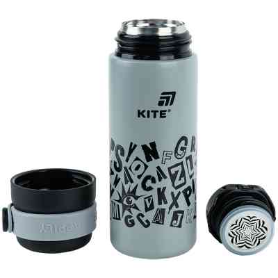 Термос Kite 500 мл, сірий (K25-1222-2) Вінниця