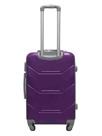 Валіза пластикова MILANO BAG 147 середня 65 см фіолетова Київ