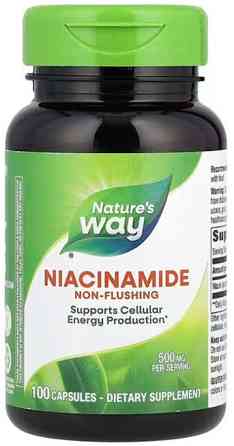 Вітамін В3 Nature's Way Niacinamide 500 мг 100 веганських капсул Київ