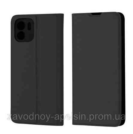 Чохол-книжка Xiaomi Redmi A1 A2 Захист камери (чорний) Одеса