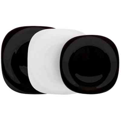 Столовий сервіз Luminarc Carine ЧорнеБіле 18 предметів (N1489) Вінниця