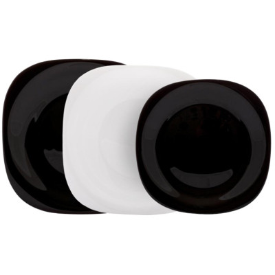 Столовий сервіз Luminarc Carine ЧорнеБіле 18 предметів (N1489) Вінниця - фото 1