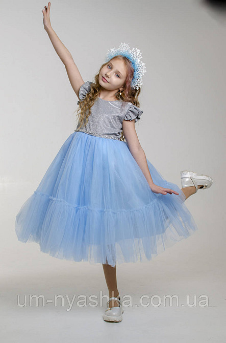 Обруч обідок Сніжинка корона Снігова королева Кривий Ріг - фото 4