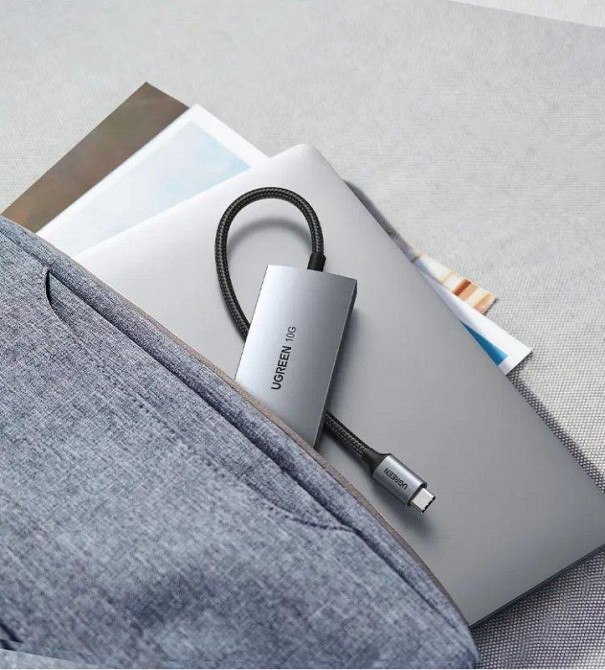 USB-хаб UGREEN CM480 USB-C to 2× USB 3.2+2×USB-C Adapter 10G (UGR-30758) Киев - изображение 5