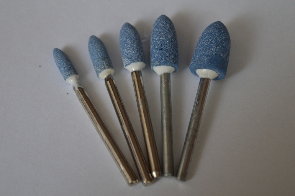 Полірувальна насадка 16*8*3 (конус) Синя Полтава - фото 1