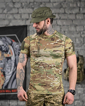 Тактична футболка hermit мультикам coolpass (хороша якість) ВТ1169 Одесса - изображение 10