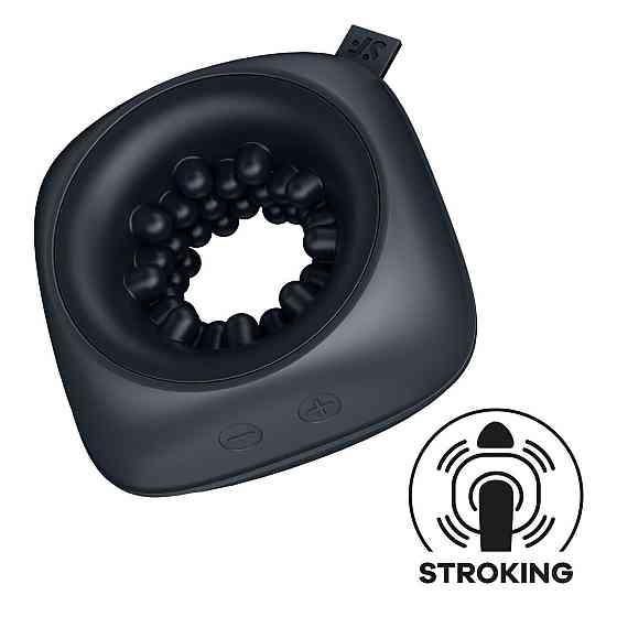 Мастурбатор Satisfyer Ring Stroker, 12 режимов вибрации, универсальный, компактный Sex Aura Киев